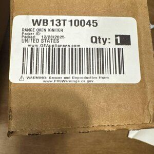 WB13T10045 igniter OEM BRAND NEW WITH RECEIPT FROM MARCONE (not generic sub)